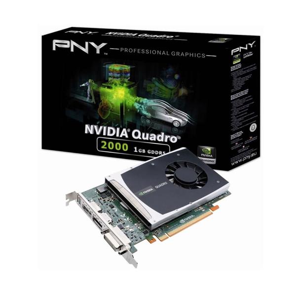 04398X PNY Quadro 2000 1GB GDDR5 PCI Express x16 DVI Video Graphics Card