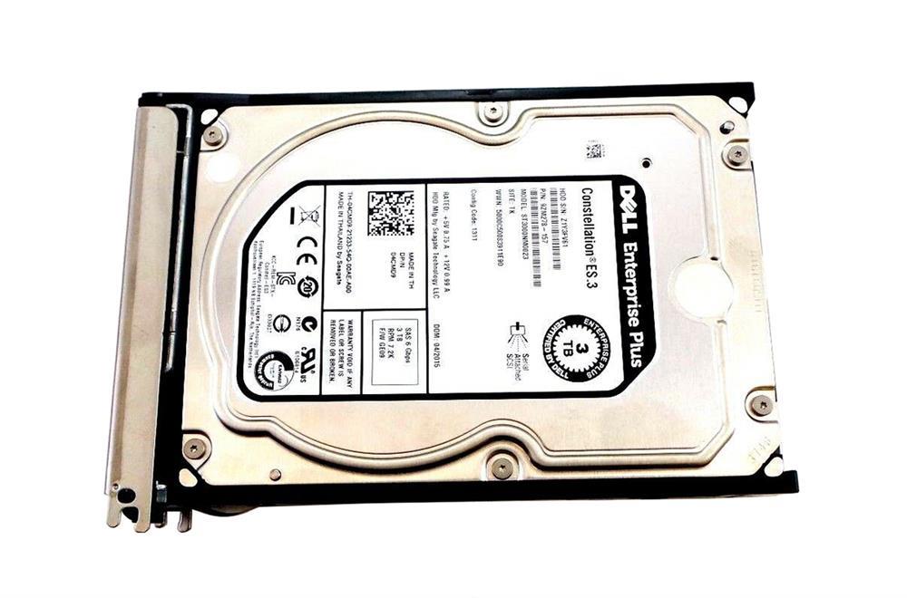 04CMD9 Dell 3TB 7200RPM SAS 6Gbps Dual Port 128MB Cache 3.5-inch Internal Hard Drive