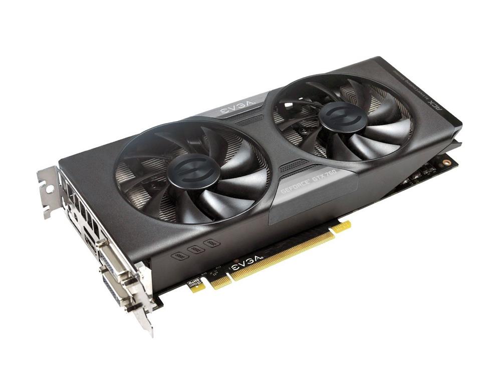 04G-P4-2767-BR EVGA GeForce GTX 760 4GB GDDR5 256-Bit HDMI / DisplayPort / Dual DVI PCI-Express 3.0 Video Graphics Card