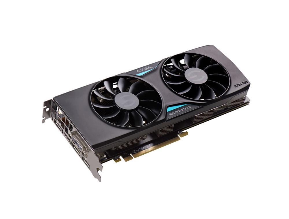 04G-P4-3975-KR EVGA GeForce GTX 970 Acx 2.0 4GB GDDR5 256-bit SLI Ready HDMI Dual-link DVI-I 3x DisplayPort PCI Express 3.0 Video Graphics Card