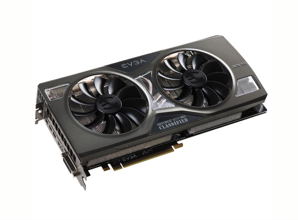 04G-P4-5988-AR EVGA Nvidia GeForce GTX 980 4GB GDDR5 256-Bit HDMI / DisplayPort / DVI-I PCI Express 3.0 x16 Video Graphics Card