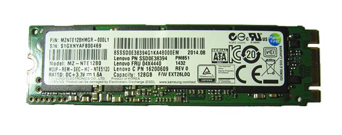04X4440-06 Lenovo 128GB TLC SATA 6Gbps M.2 2280 Internal Solid State Drive (SSD)