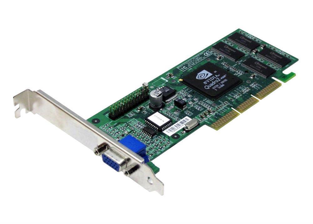 05F738 Dell 32MB nVidia Quadro 2 AGP Video Graphics Card
