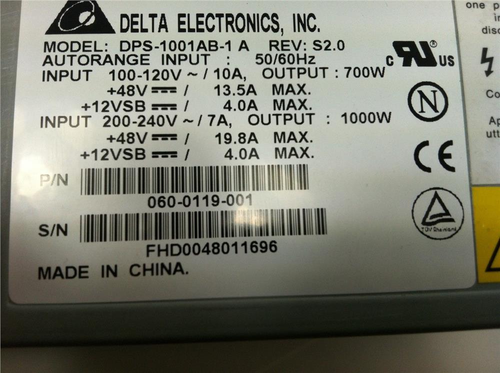 060-0119-001 SGI Power Bay Power Supply