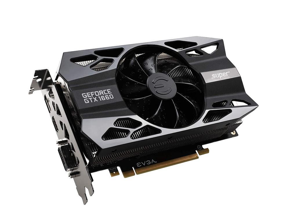 06G-P4-1061-DR EVGA Nvidia GeForce GTX 1660 6GB GDDR6 192-Bit HDMI / DisplayPort / Dual-Link DVI-D PCI-Express 3.0 Video Graphics Card