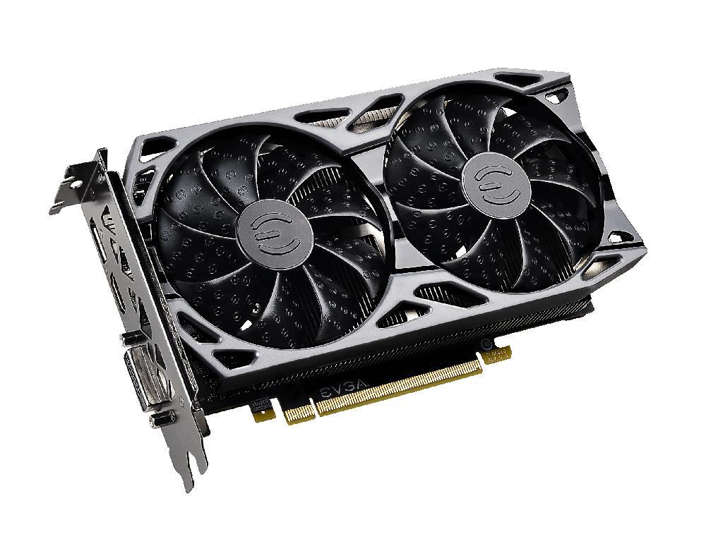 06G-P4-1665-KA EVGA Nvidia GeForce GTX 1660 Ti SC Ultra Black Gaming 6GB GDDR6 192-Bit HDMI / DisplayPort / Dual-Link DVI Dual Fan Metal Backplate PCI-Express 3.0 Video Graphics Card