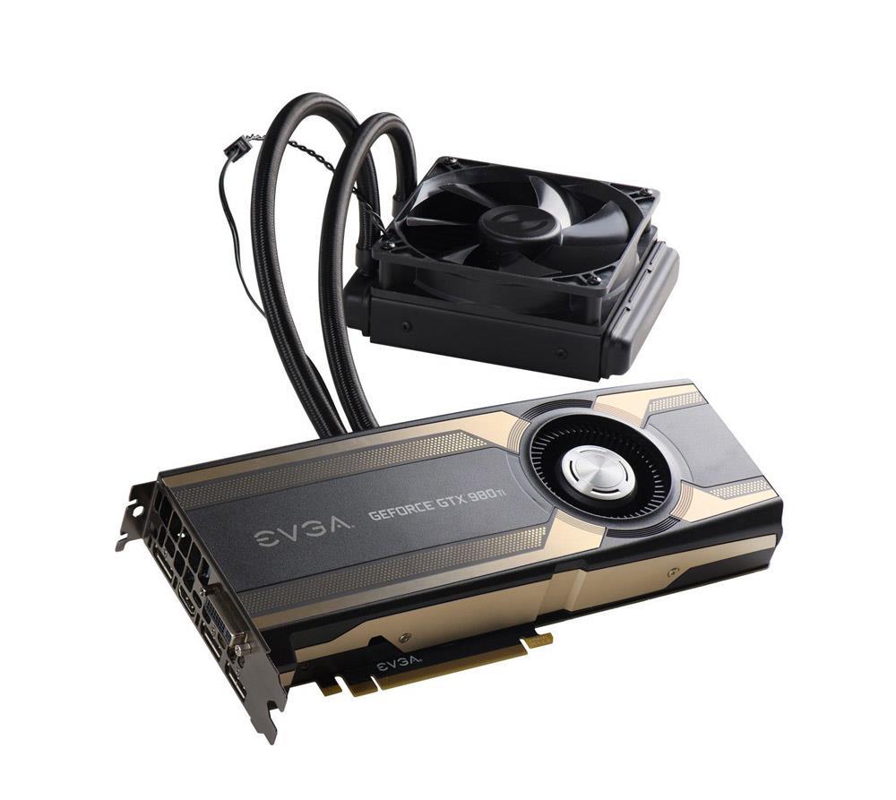 06G-P4-1996-L1 EVGA GeForce GTX 980 Ti 6GB GDDR5 384-Bit HDMI / DVI-I / 3x DisplayPort PCI-Express 3.0 Video Graphics Card