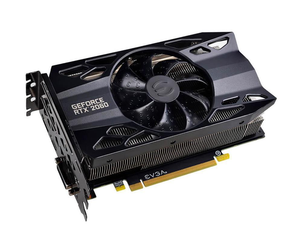 06G-P4-2061-TX EVGA GeForce RTX 2060 XC 6GB GDDR6 Black Gaming 2.75 Slot Extreme Cool 70C Gaming Video Graphics Card