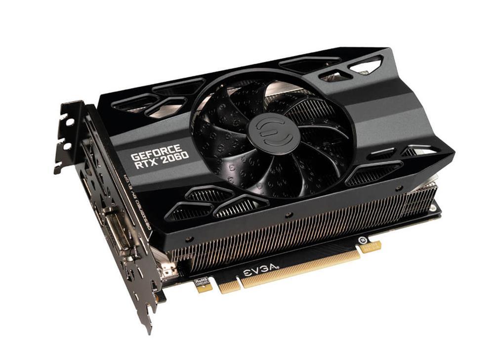 06G-P4-2063-KA EVGA GeForce RTX 2060 XC 6GB GDDR6 Overclocked 2.75 Slot Extreme Cool 70C Gaming Video Graphics Card