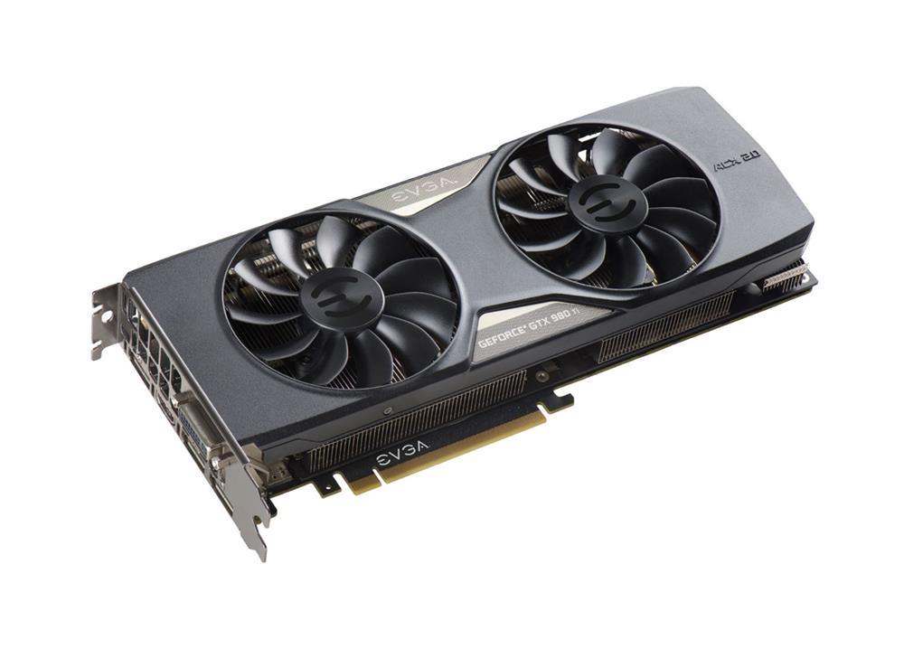 06G-P4-4993-KR EVGA GeForce GTX 980 Ti Superclocked 6GB 384-Bit GDDR5 PCI Express 3.0 DVI-I/ HDMI/ 3x DisplayPort SLI Support Video Graphics Card with ACX 2.0+