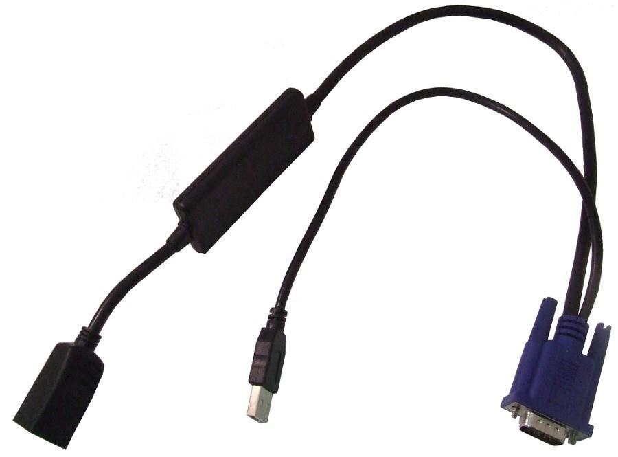 06T2TR Dell USB Server Interface Pod (SIP) with 2 CAT 5 Cable