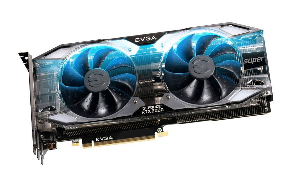 08G-P4-3183-TX EVGA GeForce RTX 2080 Super XC Ultra 8GB GDDR6 RGB Metal Backplate Video Graphics Card