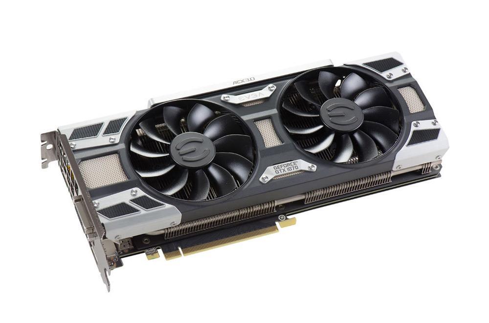 08G-P4-6173-KR EVGA Nvidia GeForce GTX 1070 8GB GDDR5 256-Bit HDMI / 3x DisplayPort / Dual-Link DVI-D PCI-Express 3.0 x16 Video Graphics Card