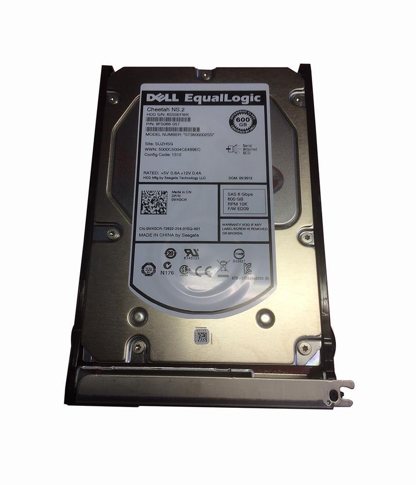 0941952-01 Dell Equallogic 600GB 10000RPM SAS 6Gbps 3.5-inch Internal Hard Drive