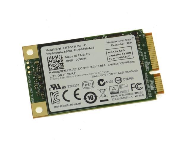 099H4 Dell 512GB MLC SATA 6Gbps mSATA Internal Solid State Drive (SSD)