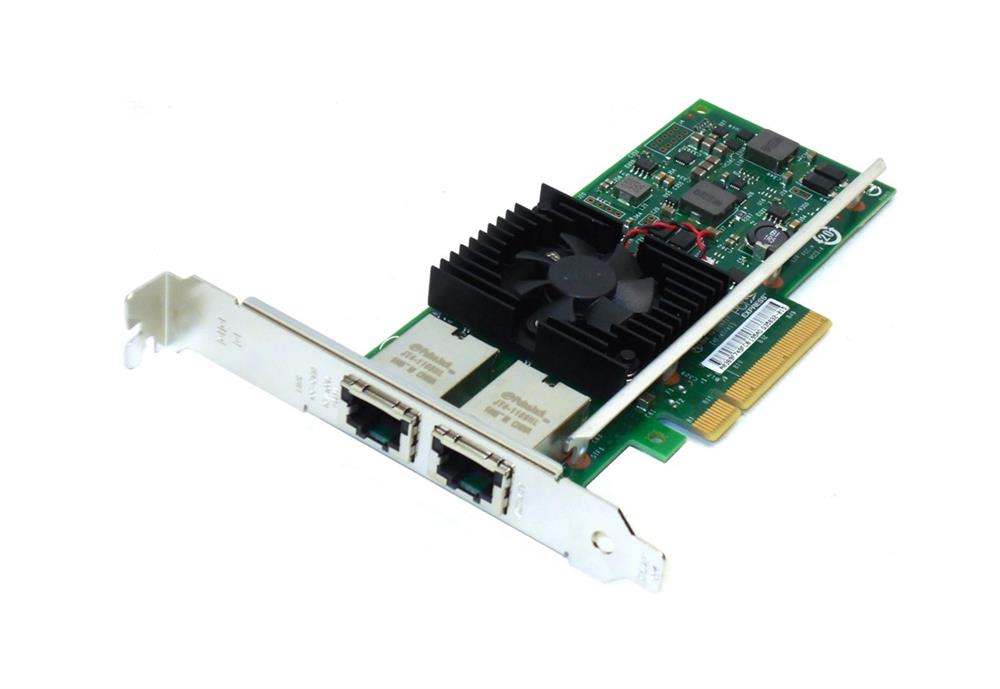 0C6FW Dell Dual-Ports RJ-45 10Gbps 10GBase-T 10 Gigabit Ethernet PCI Express 2.1 x8 Converged Network Adapter by Intel