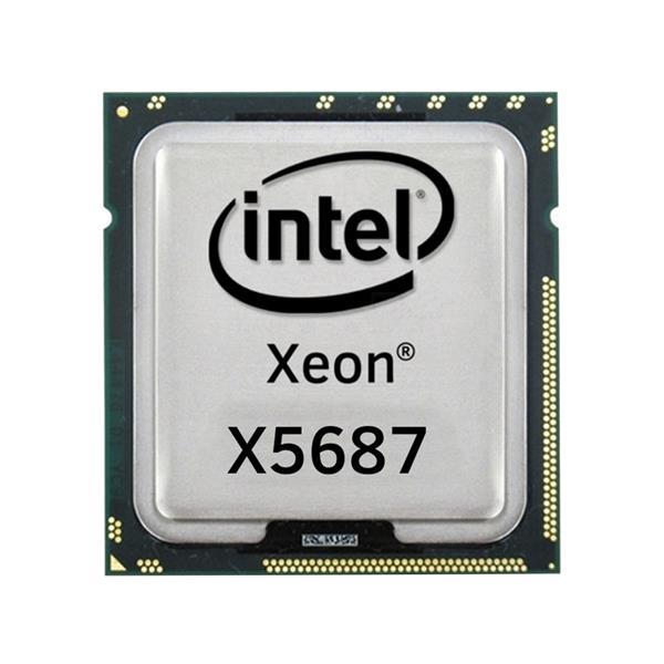 0HD05P Dell 3.60GHz 6.40GT/s QPI 12MB L3 Cache Intel Xeon X5687 Quad Core Processor Upgrade