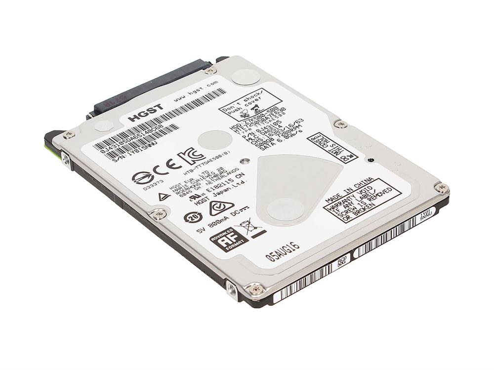 0J43105 HGST Hitachi Travelstar Z7K500 500GB 7200RPM SATA 6Gbps 32MB Cache (512e) 2.5-inch Internal Hard Drive