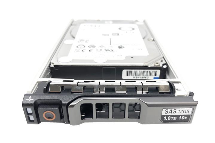 0NT1FY Dell 1.8TB 10000RPM SAS 12Gbps 128MB Cache (512e) 2.5-inch Internal Hard Drive with Tray for PowerEdge Server G13