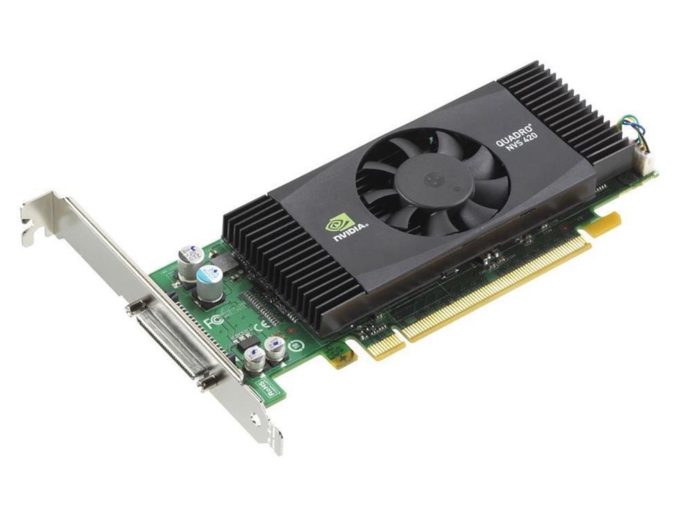 0U814R Dell 512MB nVidia Quadro NVS 420 VHDCI PCI Express Video Graphics Card