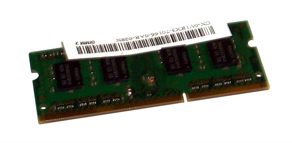 0V1RX3 Dell 2GB PC3-10600 DDR3-1333MHz non-ECC Unbuffered CL9 204-Pin SoDimm Single Rank Memory Module