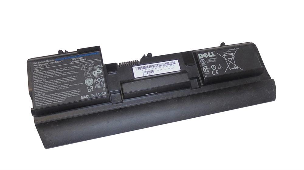 0W6617 Dell 9-Cell 80WHr Lithium-Ion Primary Battery (Refurbished)