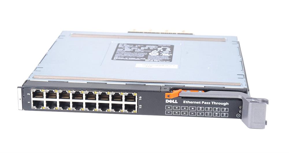 0WW060 Dell 16-Ports Ethernet Pass-Thru Module for PowerEdge M1000e Server