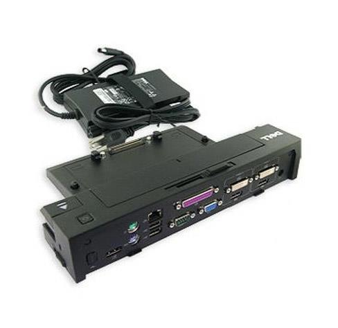 0YP021 Dell E-Port Plus Replicator with 130-Watt Power Adapter Cord for Latitude E-Family Laptops / Precision Mobile WorkStations