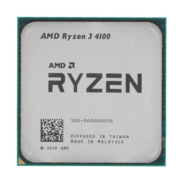 100-000000510 AMD Ryzen 3 4100 Quad-Core 3.80GHz 4MB L3 Cache Socket AM4 Processor
