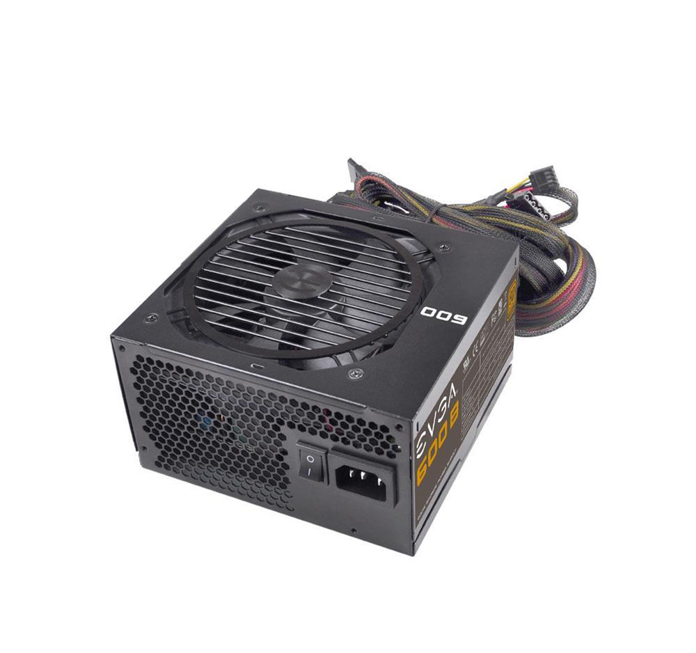 100-B1-0600-KR EVGA 600B Bronze 600-Watts 12V 49A 80 Plus Bronze Power Supply