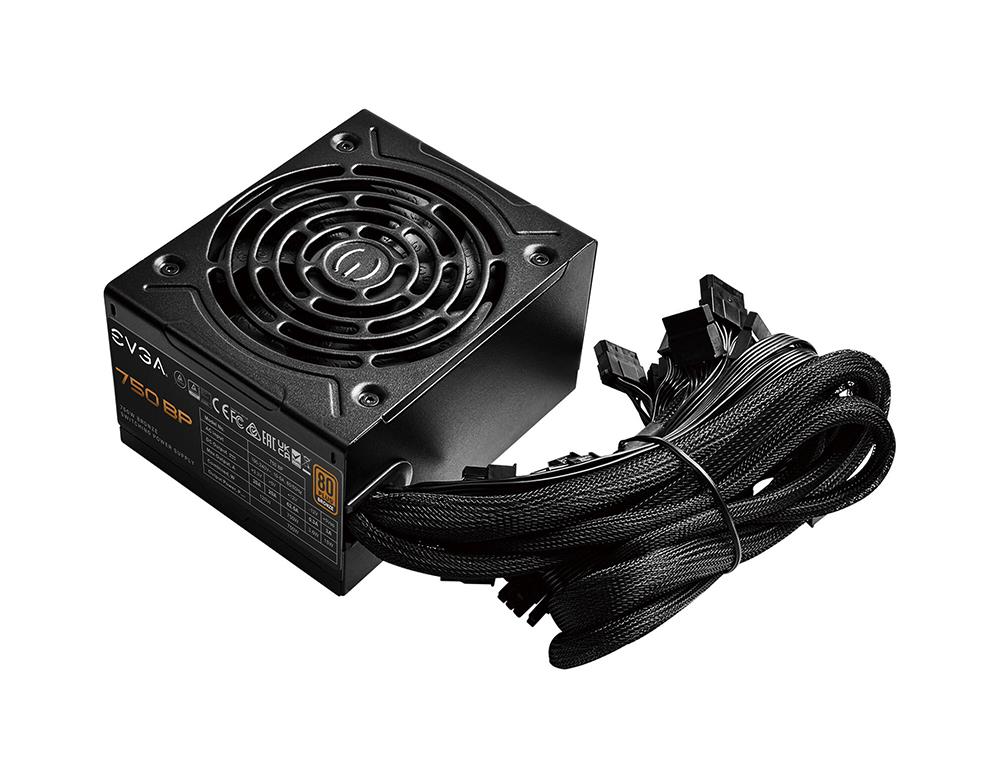 100-BP-0750-K1 EVGA BP Series 750-Watts ATX12V/EPS12V 85% Efficiency 80 Bronze Non-Modular Power Supply