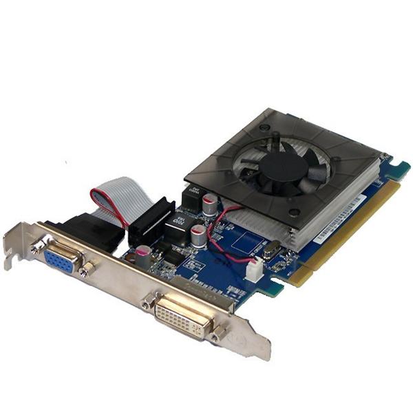 100252L ATI Sapphire Radeon HD4550 512MB GDDR3 64-Bit PCI Express 2.0 x16 DVI/ D-Sub/ HDTV/ VGA Video Graphics Card