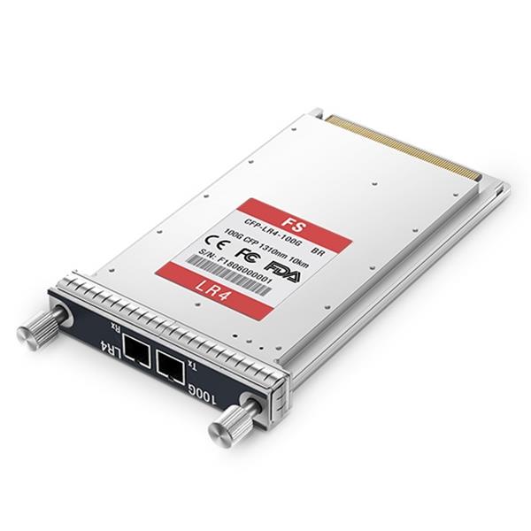 100G-CFP-LR4-10KM Brocade 100Gbps 100GBase-LR4 Single-mode Fiber 10km 1310nm Duplex LC Connector CFP Transceiver Module with DOM