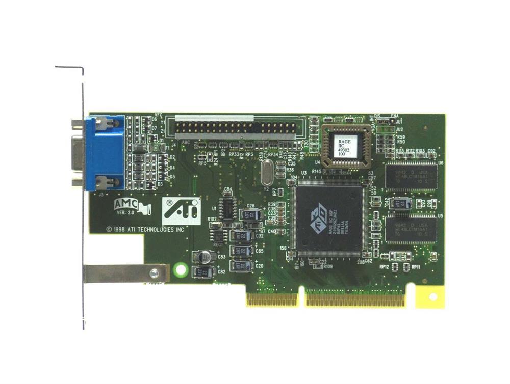 1024930501II ATI Rage Iic Agp Video Graphics Card