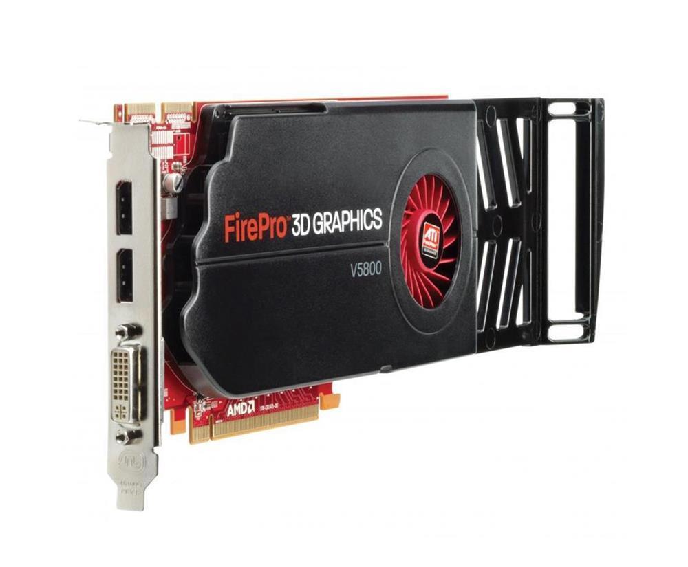 102C0140200 ATI Firepro V5800 1GB PCI Express x16 DVI/ 2x DisplayPort Video Graphics Card