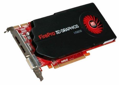 102C0140301-000001 ATi FirePro V5800 1GB GDDR5 PCI Express 2.0 x16 Dual Link DVI/ 2x DisplayPort Video Graphics Card