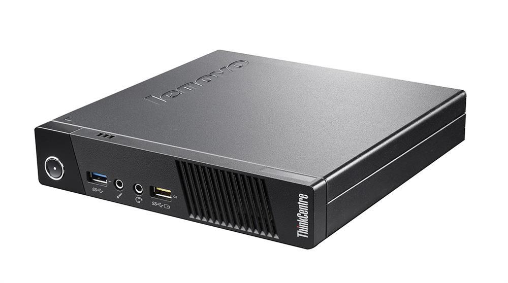 10AY0089US Lenovo ThinkCentre M73 Desktop Computer Intel Core i5 (4th Gen) i5-4590T 2 GHz 4GB DDR3 SDRAM 500GB HDD Windows 8.1 Pro 64-bit downgradable to Windows 7 Professional Tiny Business Black Intel HD Graphics 4600 Graphics Wireless LAN Bluetooth 5 x Total USB Port(s) (Refurbished)