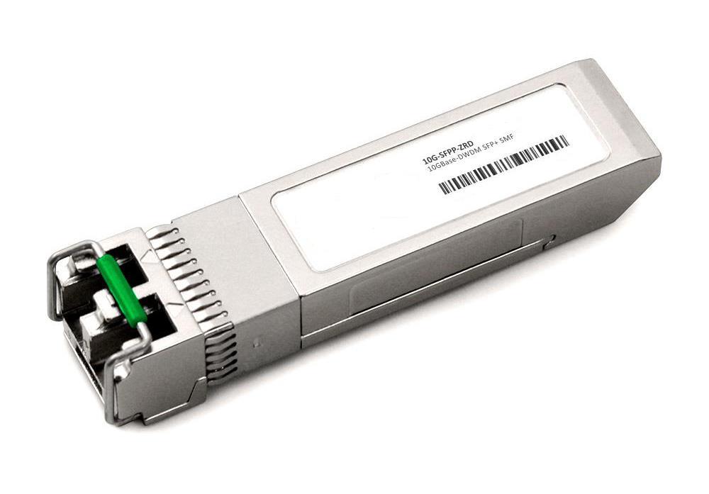 10G-SFPP-ZRD-1561-41 Brocade 10Gbps 10GBase-ZR DWDM Single-mode Fiber 80km 1561.41nm Duplex LC Connector SFP+ Transceiver Module