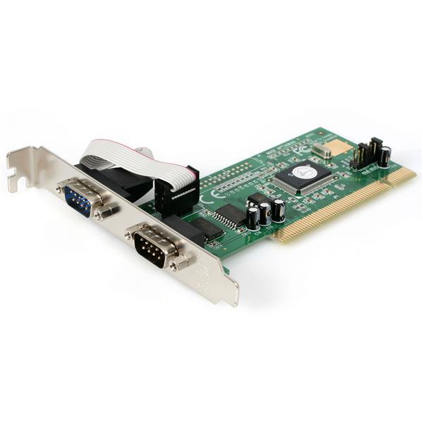 10PKPCI2S550 StarTech 2-Port DB-9 RS-232 PCI Serial Adapter Card (10-Pack)