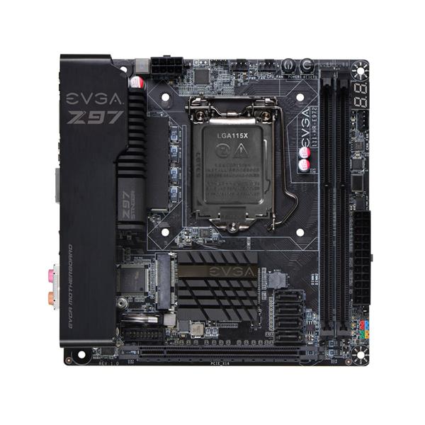 111-HR-E972-KR EVGA Z97 Stinger Core3D Desktop Motherboard Intel Z97 Express Chipset Socket H3 LGA-1150 (Refurbished)