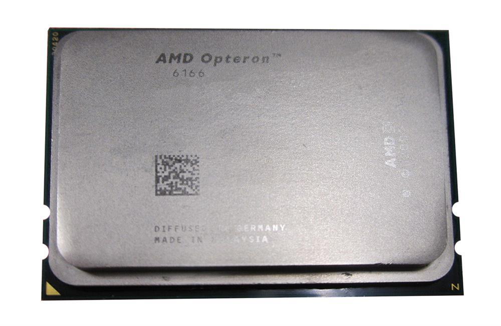 1111DPB AMD Opteron 6100 12 Core 6166 HE 1.80GHz 3200MHz HT 12MB L3 Cache Socket G34 Processor