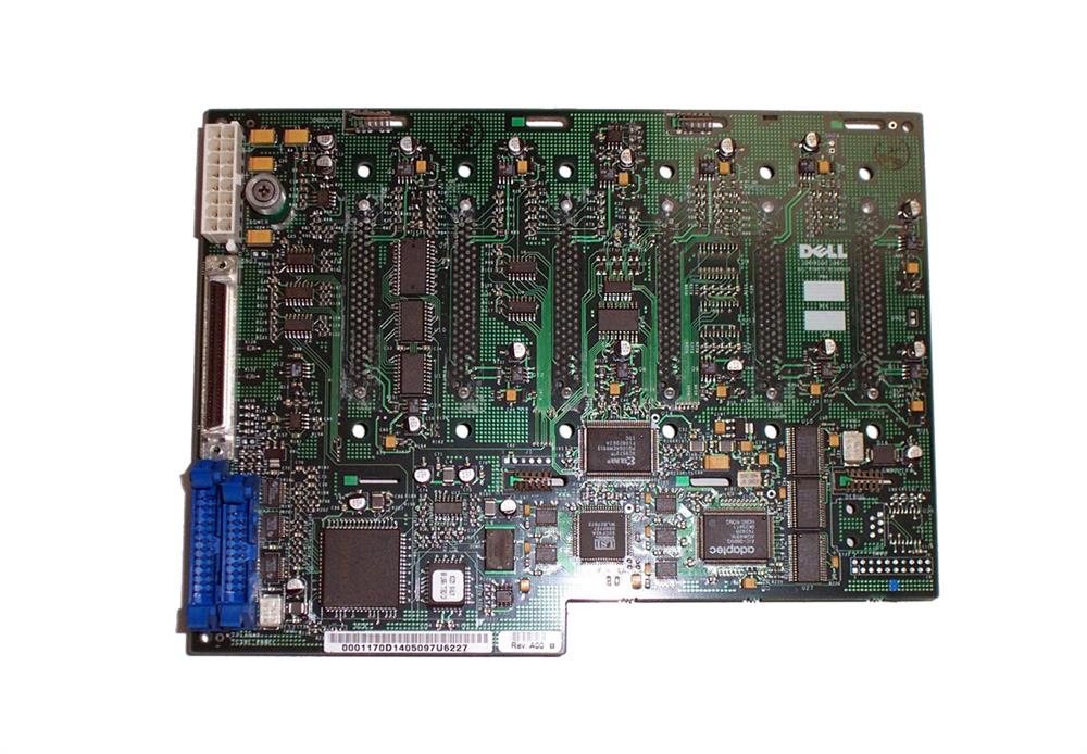 1170D Dell 1 x 6-Slot SCSI Backplane Board for PowerEdge 2300 Server