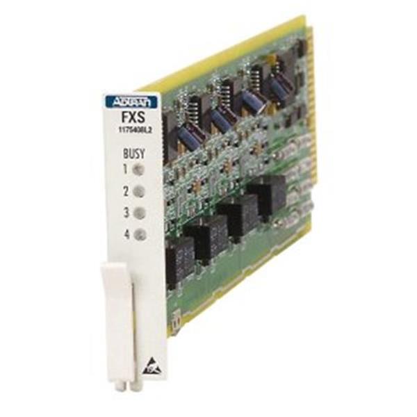 1175408L2-A1 Adtran Ta 750/850 Quad Fxs Card (Refurbished)