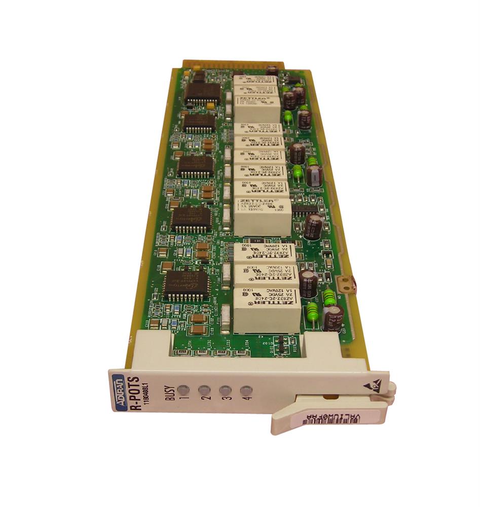1180408L1 Adtran Total Access 1500 Quad R-POTS Access Module Interface Module (Refurbished)