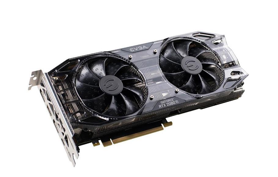 11G-P4-2281-A4 EVGA GeForce RTX 2080 Ti Black Edition Gaming 11GB GDDR6 Dual HDB Fans RGB LED Metal Backplate Video Graphics Card