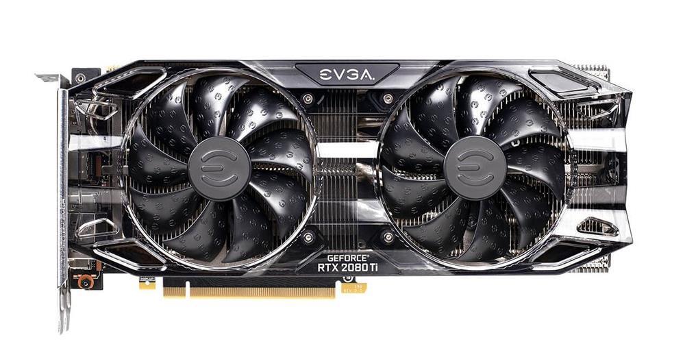 11G-P4-2281-SX EVGA GeForce RTX 2080 Ti Black Edition Gaming 11GB GDDR6 Dual HDB Fans RGB LED Metal Backplate Video Graphics Card