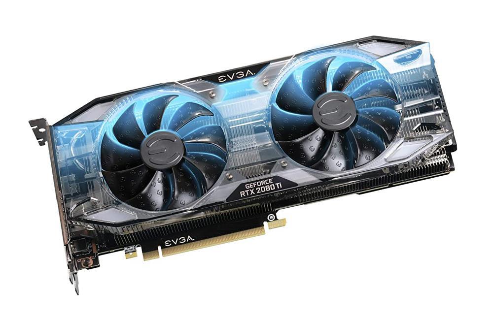 11G-P4-2382-A2 EVGA GeForce RTX 2080 Ti XC Gaming 11GB GDDR6 Dual HDB Fans RGB LED Metal Backplate Video Graphics Card