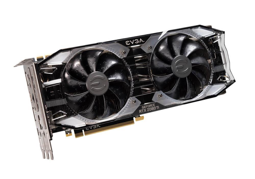 11G-P4-2383-A2 EVGA GeForce RTX 2080 Ti XC Ultra 11GB GDDR6 Overclocked 2.75 Slot Extreme Cool Dual 70C Gaming RGB Metal Backplate Video Graphics Card