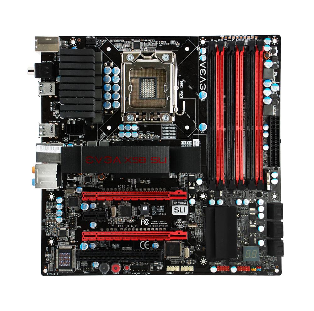 121-BL-E756-TR EVGA Socket LGA1366 Intel X58/ICH10R Chipset micro-ATX Motherboard (Refurbished)