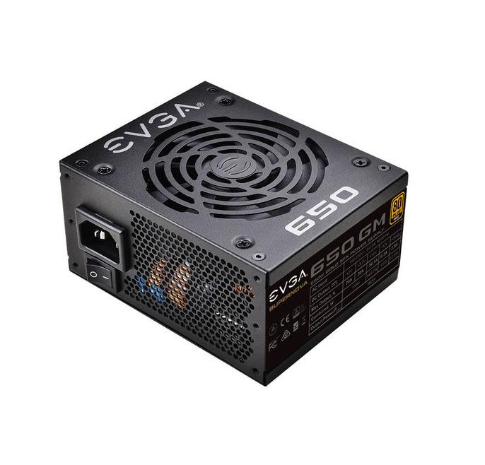 123-GM-0650-Y1 EVGA SuperNova 650 GM 650-Watts ATX 24-Pin 80 Plus Gold Modular Power Supply